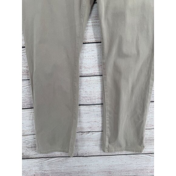 AG Adriano Goldschmied The Graduate Tailored Leg 5 Pocket Pants Mens 36x32 Khaki - Picture 3 of 14